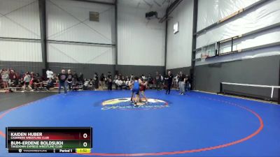 110 lbs Round 2 - Kaiden Huber, Cashmere Wrestling Club vs Bum-Erdene Boldsukh, Takedown Express Wrestling Club