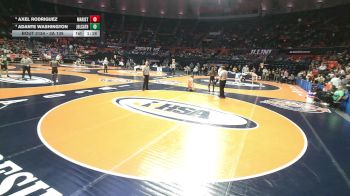 3A 138 lbs Quarterfinal - Axel Rodriguez, Chicago (Marist) vs Adante Washington, Joliet (Catholic Academy)