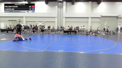 138 lbs Cons. Round 3 - William Colvin, NY vs Carter Nix, FL