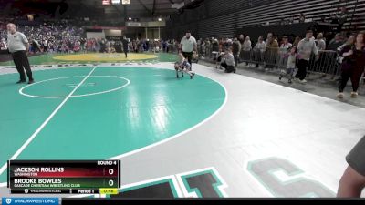 50-50 lbs Round 4 - Jackson Rollins, Washington vs Brooke Bowles, Cascade Christian Wrestling Club