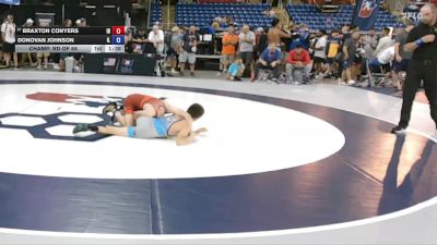 88 lbs Champ. Rd Of 64 - Braxton Conyers, ID vs Donovan Johnson, IL