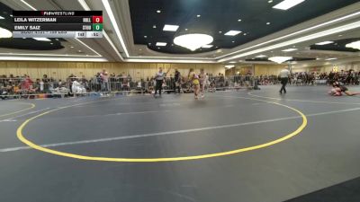 109 lbs Round Of 64 - Leila Witzerman, Rolling Hills WC vs Emily Saiz, Stout Wr Ac