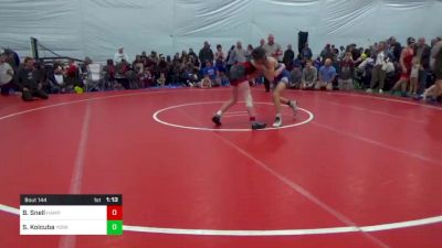 120 lbs Round Of 16 - Beau Snell, Hampstead vs Sam Koicuba, York