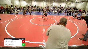 76 lbs Consolation - Jacksen Thompson, Division Bell Wrestling vs Colton Durant, Team Tulsa Wrestling Club