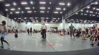 50 lbs Champ. Round 1 - Mateo Isom, Alpha Elite vs Stephen Strickland, Backyard Brawlers