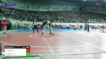 150 lbs Round Of 16 - Jahzara Hayes, Yukon vs Jerzy Ritter, Bridge Creek Wrestling