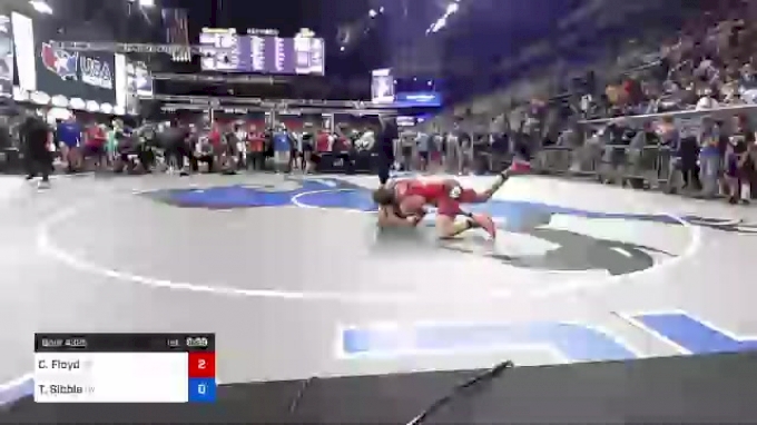 220 lbs Round Of 64 - Carson Floyd, North Carolina vs Trent Sibble, New ...