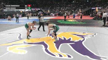 Cons. Semi - Quinn Jensen, Central City vs Logan Zimmerman, Wilber-Clatonia