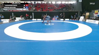 125 kg Quarterfinal - Karanveer Mahil, London-Western WC vs Jordon-Lee Byer, Montreal WC
