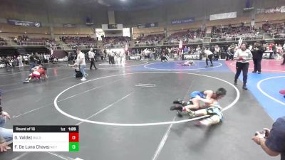 102 lbs Round Of 16 - Gabriel Valdez, Bald Eagle WC vs Fabian De Luna Chavez, No Team