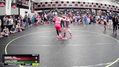 Round 2 - Lynan Curry, West Wateree Wrestling Club vs Gabriel Hill, Knights Youth Wrestling