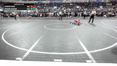 53 lbs Consi Of 8 #2 - Conor Foos, Nixa Youth Wrestling vs Brodie Shuler, Florida National Wrestling Team
