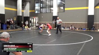 118 lbs Cons. Round 3 - Ashlyn Leslie, Grand View Wrestling Club vs Averi Peterson, Immortal Athletics WC