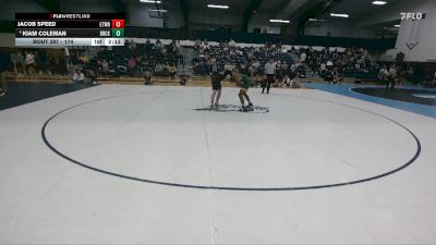 174 lbs Cons. Round 5 - Jacob Speed, Elizabethtown vs Kiam Coleman, Brockport