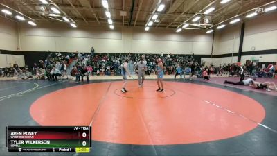 113A Round 2 - Tyler Wilkerson, Lovell vs Aven Posey, Wyoming Indian