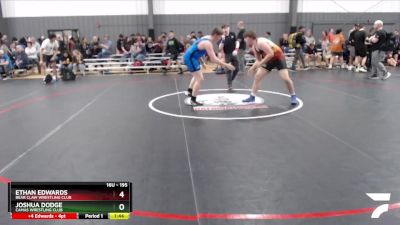 195 lbs Cons. Semi - Ethan Edwards, Bear Claw Wrestling Club vs Joshua Dodge, Camas Wrestling Club