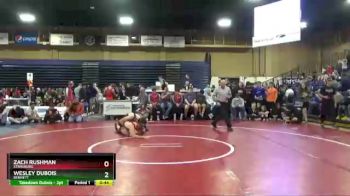 170 lbs Cons. Round 4 - Wesley Dubois, Bennett vs Zach Rushman, Strasburg
