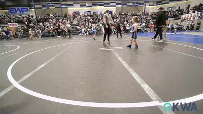 55 lbs Quarterfinal - Caleb Hall, Newkirk Takedown Club vs Remy Fallis, Team Nomad