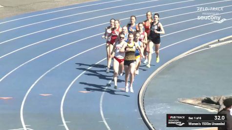 Women's 1500m Unseeded, Finals 1