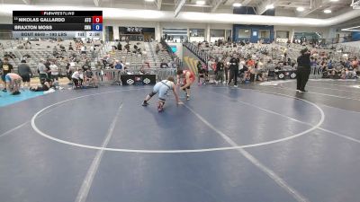 190 lbs Cons. Rd Of 16 - Nikolas Gallardo, ATC vs Braxton Moss, Sanderson Wrestling Academy