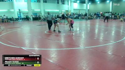 190 lbs Quarters & Wb (16 Team) - Gretchen Gorham, Team Iowa Crazy Coconuts vs Praizh Suggs, Nebraska Black Widows