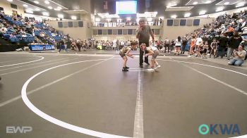 52 lbs Quarterfinal - Wriglee Ward, Grover Rains Wrestling Club vs Waylen Mylonas, OKC Saints Wrestling
