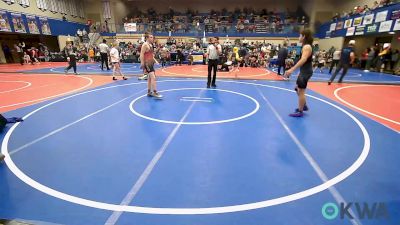 130 lbs Rr Rnd 2 - Brody Denison, Team Tulsa Wrestling Club vs Cameron Bougher, Mannford Pirate Youth Wrestling