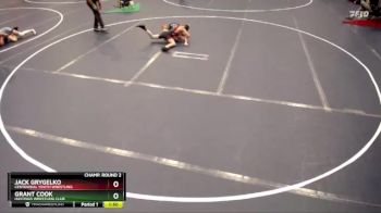 102 lbs Champ. Round 2 - Jack Grygelko, Centennial Youth Wrestling vs Grant Cook, Hastings Wrestling Club