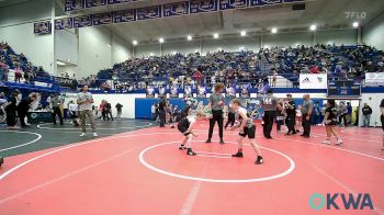 90 lbs Consolation - Brantley Starks, Tecumseh Youth Wrestling vs River Holcomb, Tecumseh Youth Wrestling