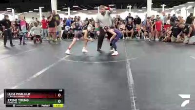 64 lbs Round 3 (8 Team) - Luca Poalillo, Cordoba Trained vs Zayne Young, Force WC