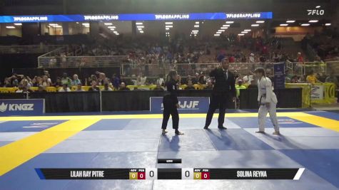 Lilah Ray Pitre vs Solina Reyna 2025 Pan Kids Jiu-Jitsu IBJJF Championship