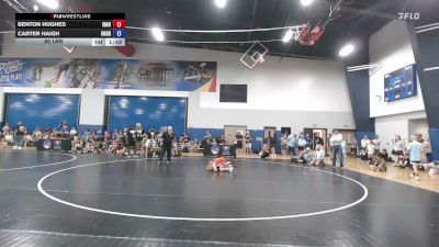 80 lbs Benton Hughes, Idaho vs Carter Haigh, Ohio Grey