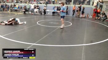 106 lbs Champ. Round 1 - Andrew Fowler, Nikiski Freestyle Wrestling Club vs Hendrick VanKirk, Juneau Youth Wrestling Club Inc.