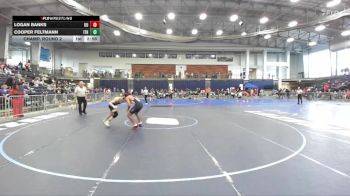 141 lbs Champ. Round 2 - Cooper Feltmann, Ithaca vs Logan Banks, Utica