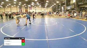 145 lbs Round Of 64 - Bradyn Lucas, WV vs Isaac Piatek, NC