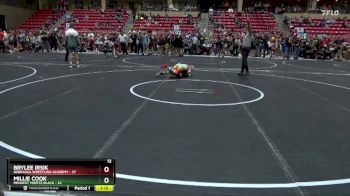 85 lbs Round 4 (6 Team) - Brylee Irsik, Nebraska Wrestling Academy vs Millie Cook, Midwest Misfitz Black