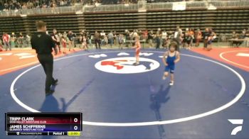 56 lbs Champ. Round 2 - Tripp Clark, Star Valley Wrestling Club vs James Schifferns, Glenrock Wrestling Club