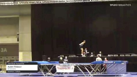 Ayden Rideout - Individual Trampoline, Air Extreme - 2021 USA Gymnastics Championships