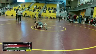 138 lbs 5th Place Match - Cassius Lesperance, Grant vs Gerardo Aleman, Glencoe