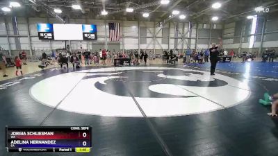 112 lbs Cons. Semi - Jorgia Schliesman, WA vs Adelina Hernandez, CA