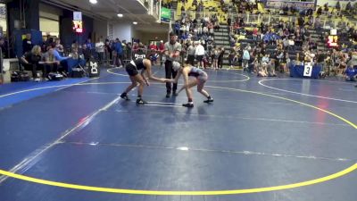 110 lbs Quarterfinal - Ella Kasunic, Cranberry vs Khalissa Nelson, Charles Town