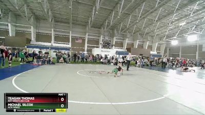 70 lbs Cons. Round 2 - Teagan Thomas, Roy Wrestling Club vs Michael Silcox, Alta Wingz