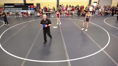 110 lbs Cons. Round 2 - Cole Scott, SD vs Layton Ringstmeyer, SD