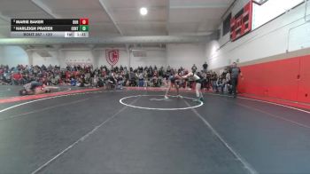 120 lbs Semifinal - Harleigh Prater, Central - Grand Junction vs Marie Baker, Durango