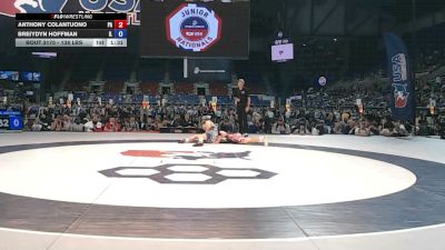 138 lbs Champ. Rd Of 128 - Anthony Colantuono, Pennsylvania vs Breiydyn Hoffman, Illinois