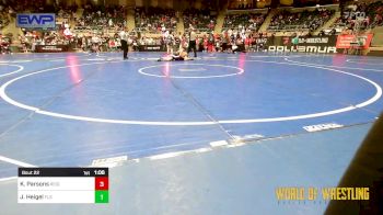 110 lbs Round Of 32 - Kai Parsons, Reign vs Joseph Heigel, Florida Scorpions