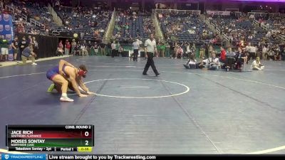3A 157 lbs Cons. Round 2 - Moises Sontay, Northside (Jax) vs Jace Rich, Southern Alamance