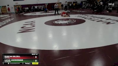 149 lbs Champ. Round 2 - Duncan Delzell, Central vs Lucas Jagodzinske, Augsburg