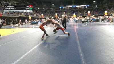124 lbs Round Of 32 - Ryan Thorp, Milton vs Carter Fogle, Boyertown