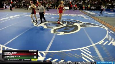 Champ. Round 1 - Dakota Baum, Broken Bow vs Adam Ohnoutka, Bishop Neumann